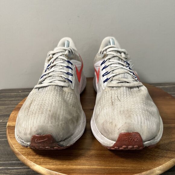 Nike Air Zoom Pegasus 39 Men’s Size 10.5 DH4071-007 Running Shoes White - Picture 2 of 8